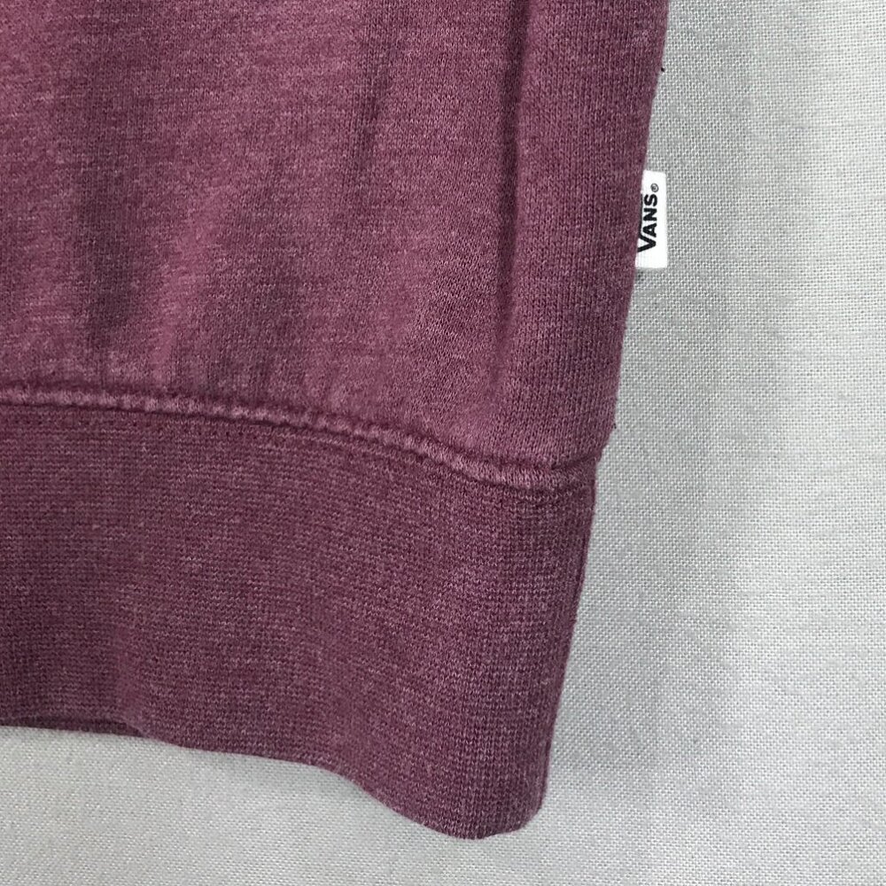Vans Sweatshirt Teens Medium Red Graphic Logo Pullover Sweater Crew Anchor Skull - Picture 7 of 14